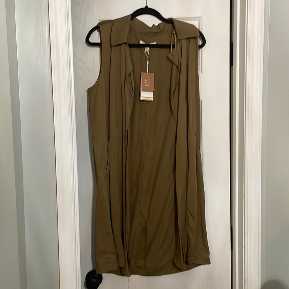 Sleeveless open jacket Zara TRF Collection